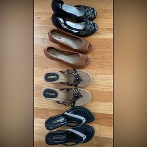 Ladies shoes bundle sandals size 7.5